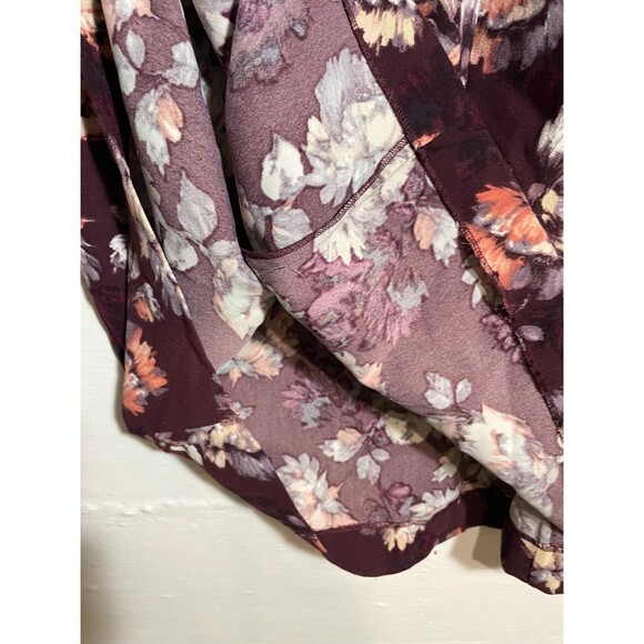 Land's End Red Floral Sheath Dress with Pockets Short Sleeve Women's 18W - Picture 9 of 14